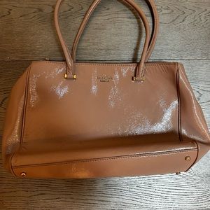 Blush patent Kate Spade bag perfect condition